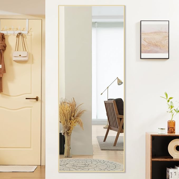 DUMOS Full Length Mirror 64"x21" Full Body Floor Mirror - Image 4