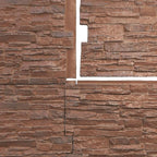 EverStone Canyon Ridge Faux Stone Panel, 45 3/4"W x 24 1/2"H x 1 1/4"D - Image 9