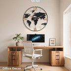 Pytha Sight 36 Inch Oversized Giant Extra Large Modern Decorative Metal World - Image 7