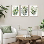 Bwodke Botanical Wall Art Plant Floral Watercolor Poster Canvas Prints Set of 3 - Image 6
