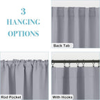 RYB HOME Small Window Curtains - Image 7