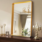 Easly 36 x 24 Inch Gold Bathroom Mirror - Image 4