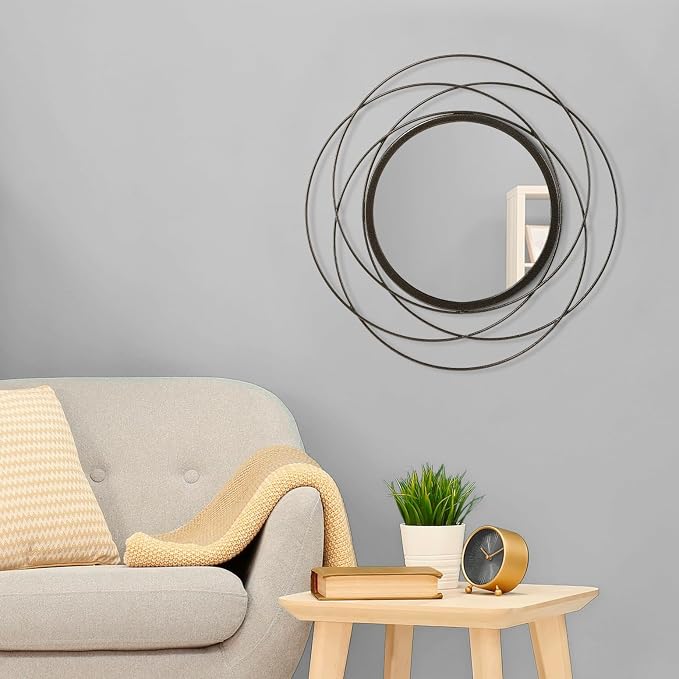 Wall Mirror Mounted Round Decorative Mirrors - Image 3