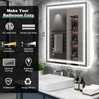 36x30 Inch LED Bathroom Mirror - Image 2