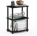 Furinno TURN-N-TUBE Storage Shelves, 3-Tier Book Shelf, Corner Shelf, Toolless by Furinno-FitsYourSpaceFitsYourBudget