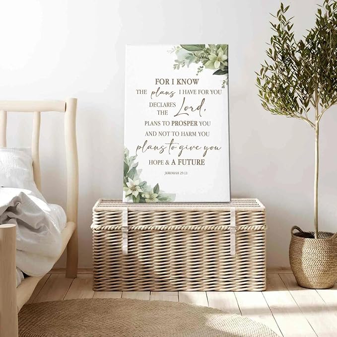 HIWX Christian Bible Verses Wall Decor, - Image 3
