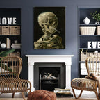 Wieco Art Canvas Wall Art Skull of a Skeleton - Image 3