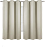 LEMOMO Light Beige Thermal Blackout Curtains/38 x 63 Inch/Set of 2 Panels Room - Image 2
