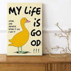 DIHSIEG Inspirational Canvas Wall Art funny bathroom wall art Print Poster - Image 7