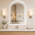 Arched LED Bathroom Mirrors by WISSMILESHOME