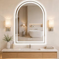 Arched LED Bathroom Mirrors by WISSMILESHOME