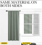 NICETOWN 2 Panels Blackout Curtains, Rod Pocket Thermal Insulated Drapess - Image 7