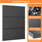 WALMANN Metal Pegboard Panels for Wall Garage Tools Storage Pegboard for Garage - Image 5