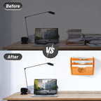 EASEPRES 3 Pocket Mesh Hanging Wall File Organizer, Wall Mounted Mail Paper - Image 4