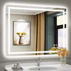 Briivue 48x36 Inch LED Bathroom Mirror by Briivuemodernmirrors
