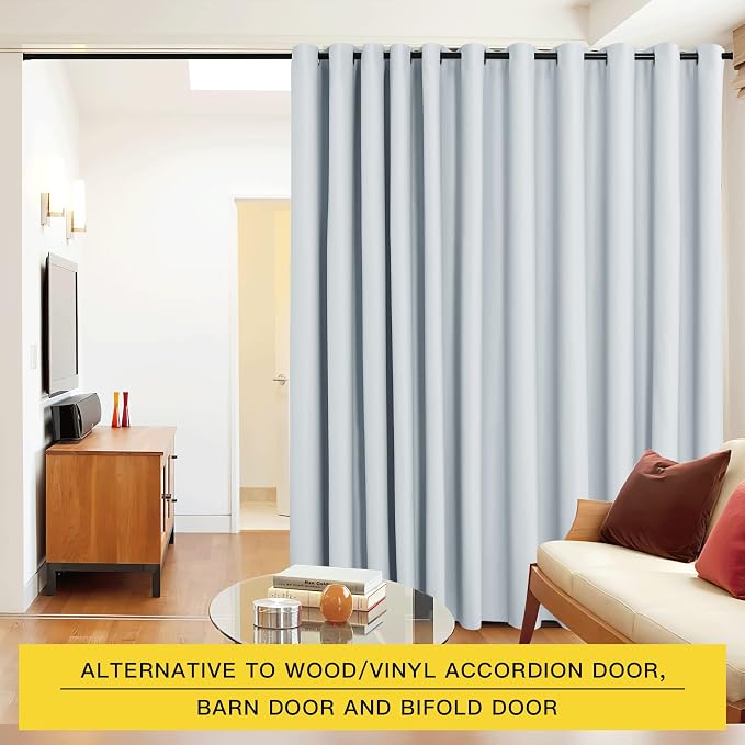 NICETOWN Closet Door Heavy Curtain, Room Dividers Shade Screens Partitions - Image 2