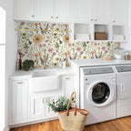 Livebor Floral Peel and Stick Wallpaper Floral Bird Contact Paper 16.9inch x - Image 9