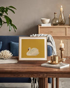 VIYYIEA Framed Wall Art for Living Room, Swan Canvas Prints, Animals Painting - Image 7