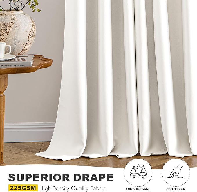 MIULEE Blackout Curtains for Bedroom Living Room 2 Panels, Thermal Insulated - Image 5