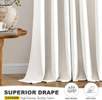 MIULEE Blackout Curtains for Bedroom Living Room 2 Panels, Thermal Insulated - Image 5