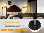 Plug in Wall Sconces with Remote Control, Dimming 10%-100% & Adjustable Colors - Image 3