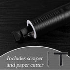Black Wood Peel and Stick Paper - Image 9
