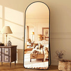 HARRITPURE 64"x21" Arched Full Length Mirror Floor Mirrors by HARRITPUREHome
