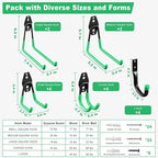 Garage Hooks, Heavy Wall Mount Duty Hooks - Image 2