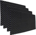 4 Pack Sound Proof Foam Panels for Walls, High Density Fire Resistant by Unknown