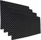 4 Pack Sound Proof Foam Panels for Walls, High Density Fire Resistant by Unknown
