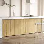 VEELIKE Natural Bamboo Slat Wall Panels Peel and Stick Wood Panels - Image 7