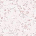 Ismoon Peel and Stick Wallpaper Floral Pink Stick on Wall Paper Vintage French by Ismoon