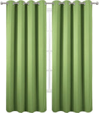 LEMOMO Blackout Curtains 66 x 84 inch/Light Green Curtains Set of 2 - Image 2