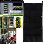 Ogrmar 18 Pockets Vertical Wall Garden Planter Plant Grow Bag - Image 6