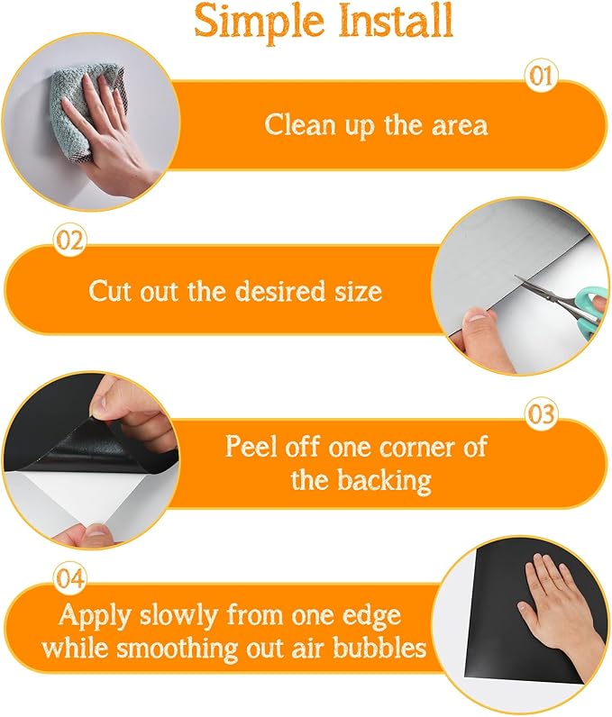 Magnetic Chalkboard Contact Paper - Image 4