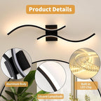 CANEOE Modern LED Wall Sconce Set of Two, 3000K Warm White Led Wall Light - Image 7