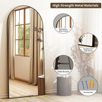 XRAMFY 56"x21" Arched Full Length Mirror Floor Mirrors - Image 7