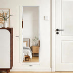 Frameless Mirror Full Length 59”x16”| Wall Mount Mirror Full Length Beveled - Image 2