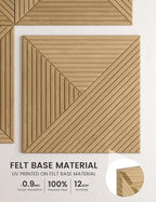 Fluxynara Large Felt Bulletin Board, Cork Board Alternative 70.87'' x 47.24'' - Image 3