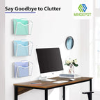 MINDEPOT Wall File Organizer, Hanging Wall Mounted File Folder Binder Holder - Image 6