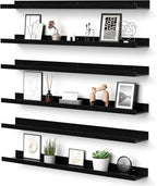 upsimples Floating Shelves for Wall, 35.5 Inch Shelves for Decor Storage Set of by upsimples