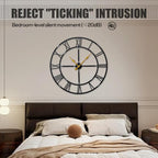 32 Inch Large Wall Clock for Living Room Decor – Easy-Assembly Silent - Image 6