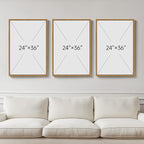 Large Framed Neutral Boho Wall Art - Image 3