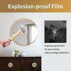 HARRITPURE Round Mirror 19.6" Gold Wall Mounted Circle Mirror - Image 5