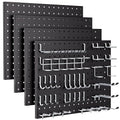 INCLY 70PCS Pegboard Wall Organizer, Garage Tool Storage, Workbench Organization by INCLY