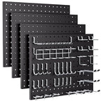 INCLY 70PCS Pegboard Wall Organizer, Garage Tool Storage, Workbench Organization by INCLY