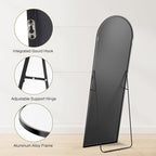 Sweetcrispy 64"x21" Arched Full Length Mirror, Leaning or Standing Full Body - Image 7