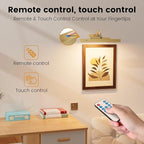 Gallery Lights for Wall 3 Pack, Cordless Remote Dimmable LED for Portrait - Image 4