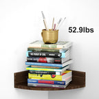 Alsonerbay Corner Shelf Wall Mount, Floating Shelves - Image 7
