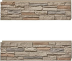 Faux Stone Wall Panels 1-Pack PU Stone Veneer Siding, Mortarless 46.25x12.88 - Image 4